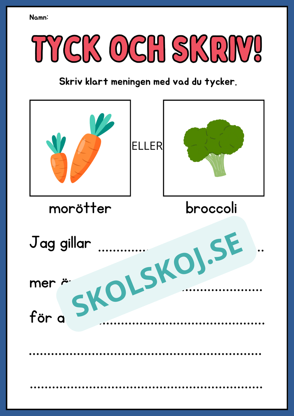Tyck och skriv
