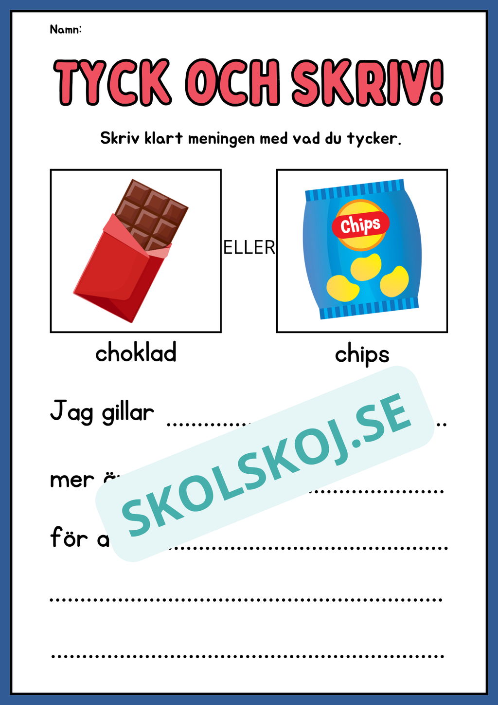 Tyck och skriv