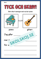Tyck och skriv