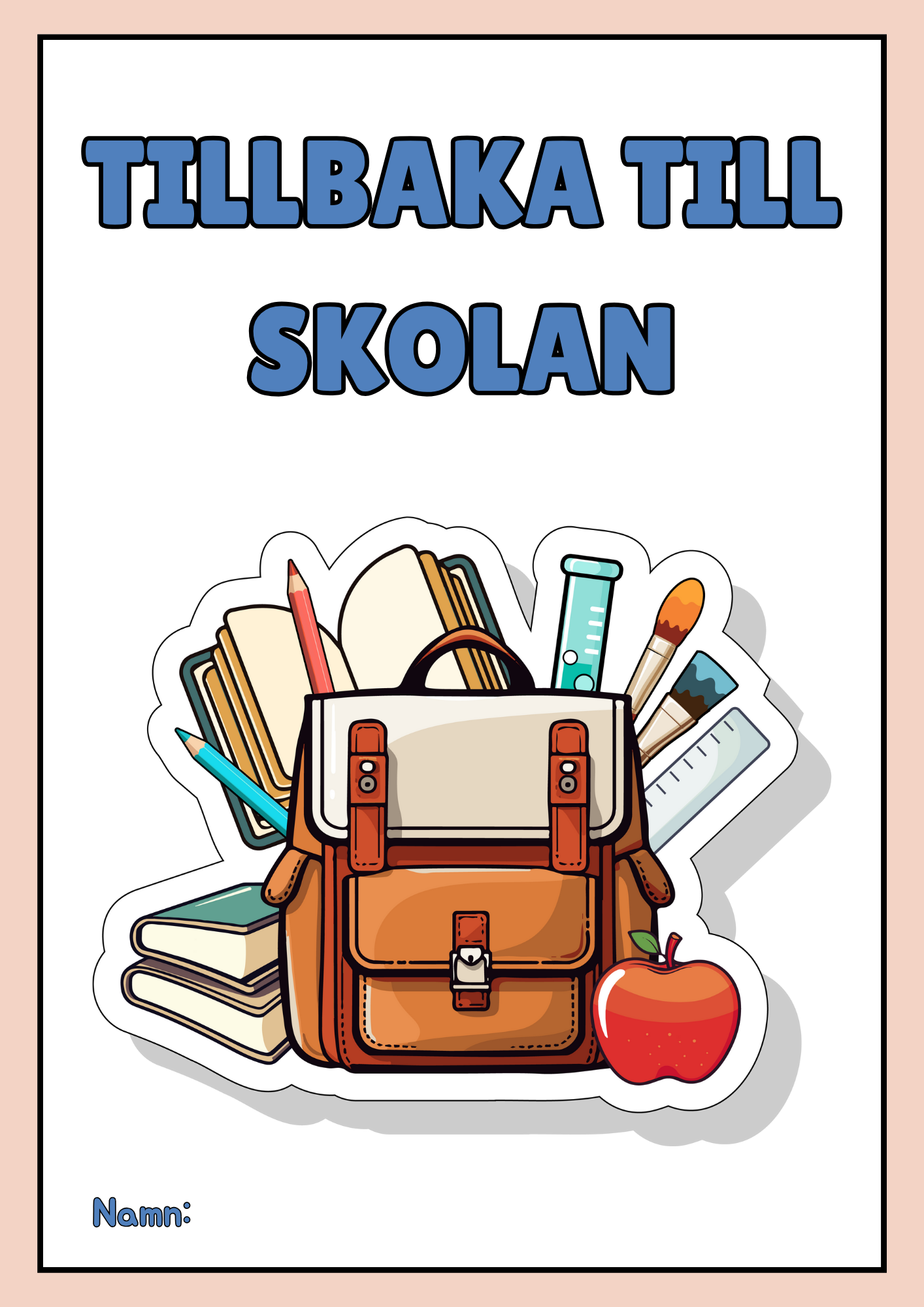 Tillbaka till skolan - Häfte - Back to school