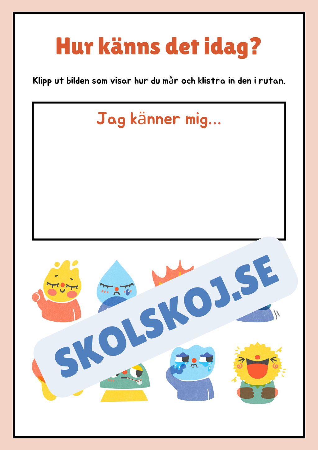 Tillbaka till skolan - Häfte - Back to school