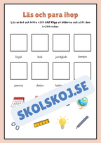Tillbaka till skolan - Häfte - Back to school