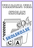 Tillbaka till skolan - Häfte - Back to school