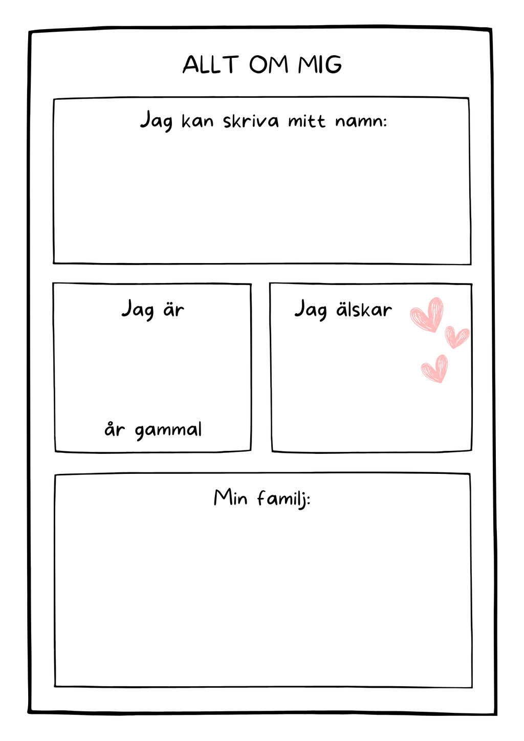 Min första vecka - Häfte