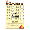 Multiplikationstabeller och lite till