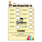 Multiplikationstabeller och lite till
