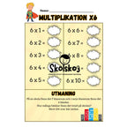 Multiplikationstabeller och lite till