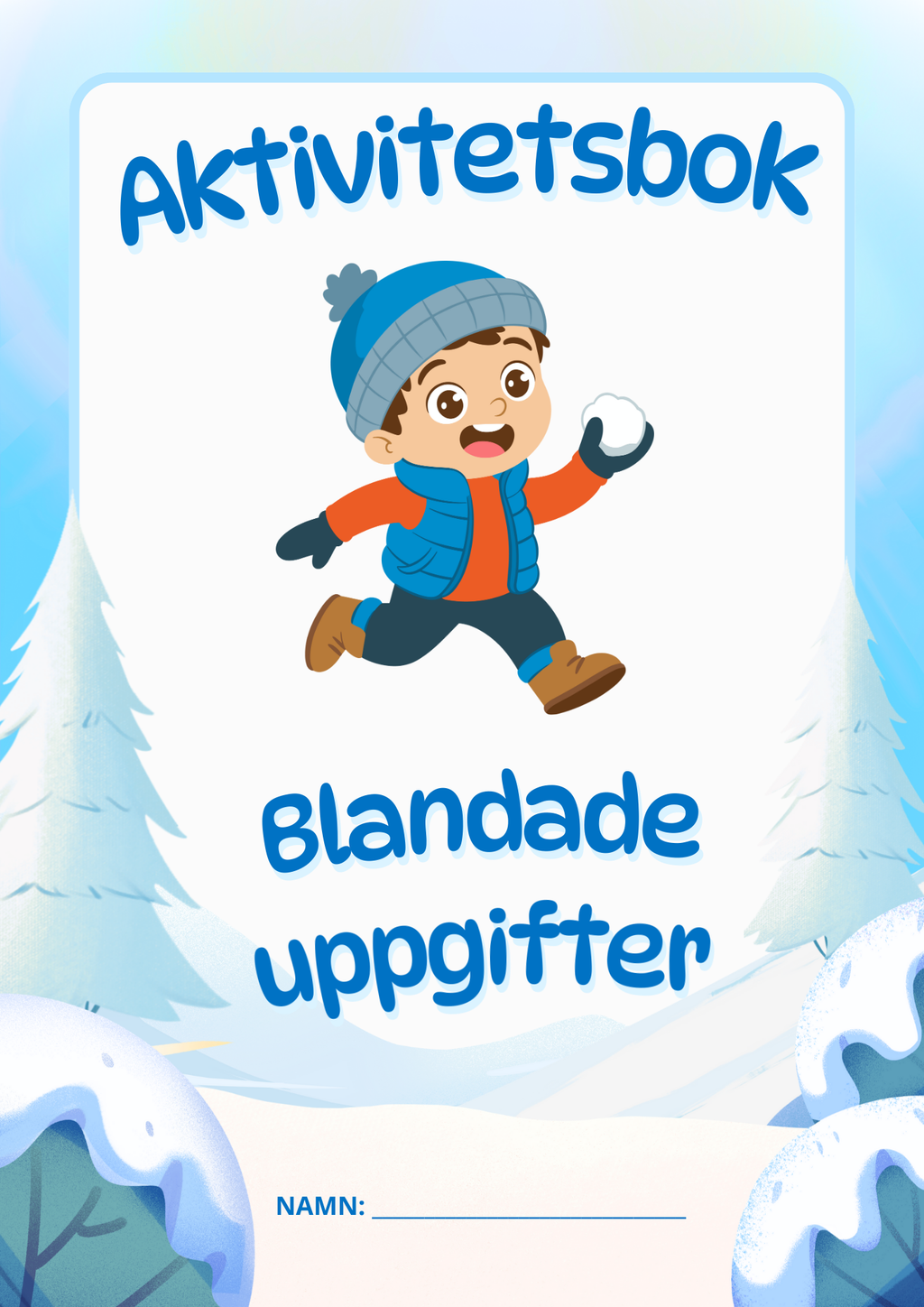 Aktivitetsbok - Blandade uppgifter - Förskoleklass - Årskurs 1