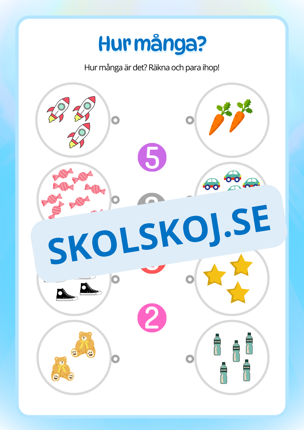 Aktivitetsbok - Blandade uppgifter - Förskoleklass - Årskurs 1