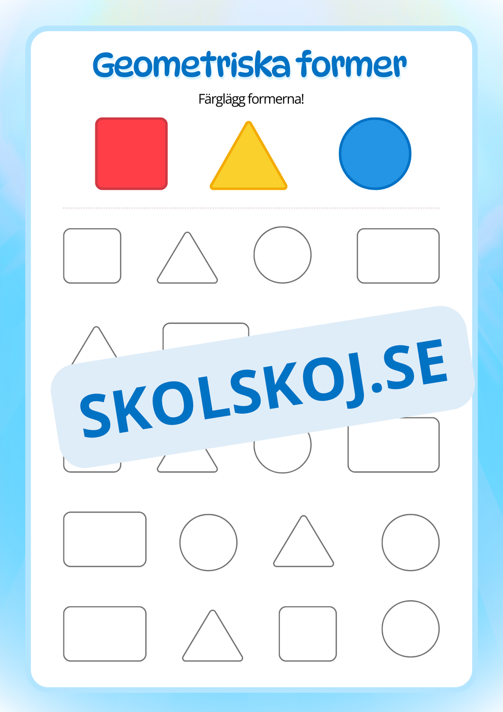 Aktivitetsbok - Blandade uppgifter - Förskoleklass - Årskurs 1