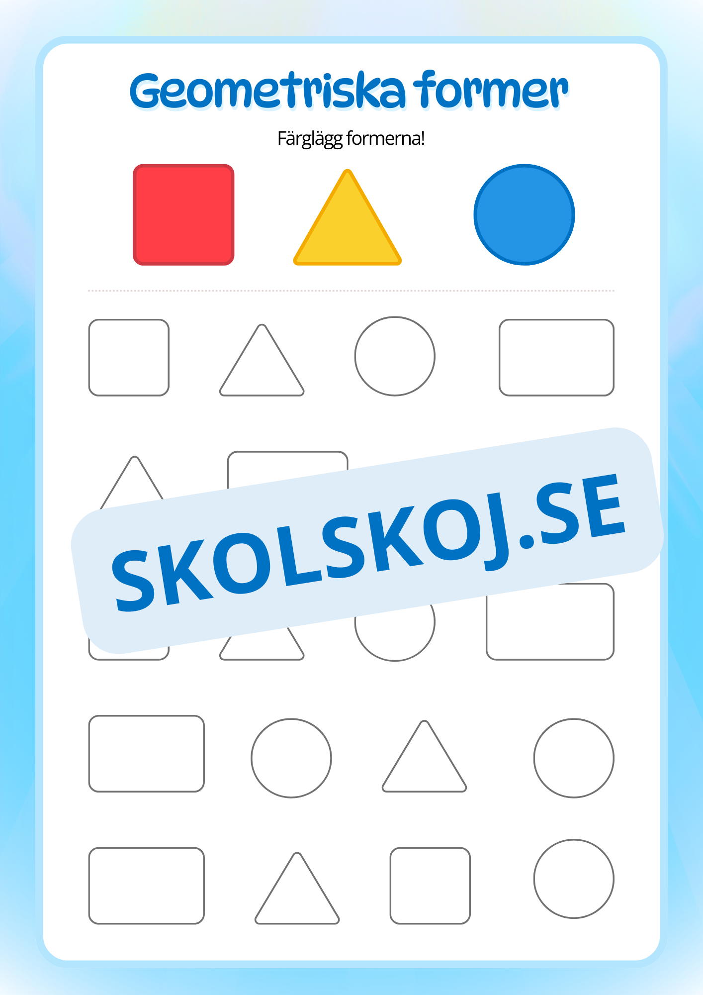 Aktivitetsbok - Blandade uppgifter - Förskoleklass - Årskurs 1