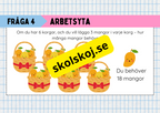Multiplikation med lika stora grupper - Årskurs 3