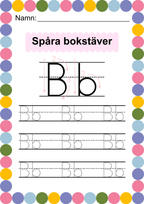 Häfte - Spåra alfabetet - ABC