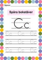 Häfte - Spåra alfabetet - ABC