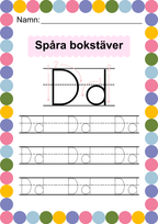 Häfte - Spåra alfabetet - ABC