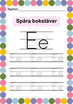Häfte - Spåra alfabetet - ABC