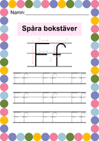 Häfte - Spåra alfabetet - ABC