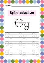 Häfte - Spåra alfabetet - ABC
