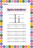 Häfte - Spåra alfabetet - ABC
