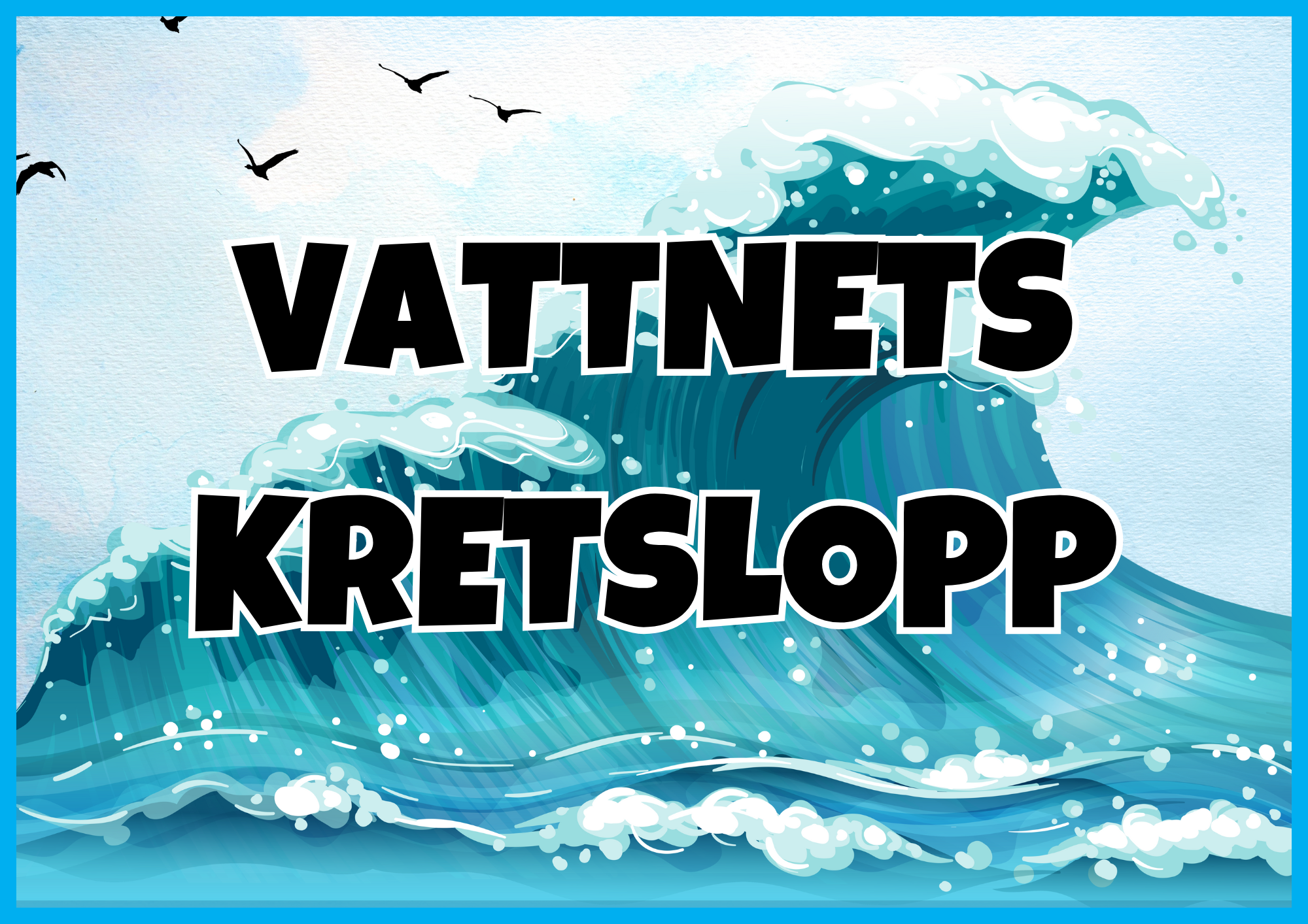 Vi lär oss om vattnets kretslopp + frågor