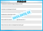 Vi lär oss om vattnets kretslopp + frågor