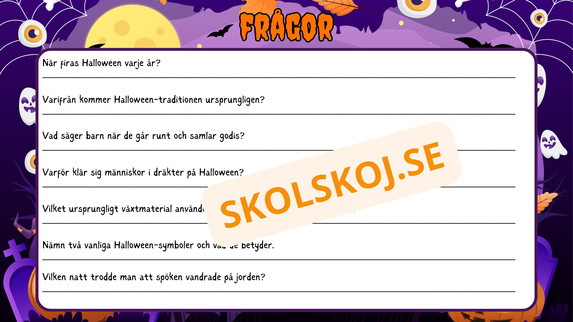 Halloween - Upptäck ursprunget, traditionerna och festligheterna