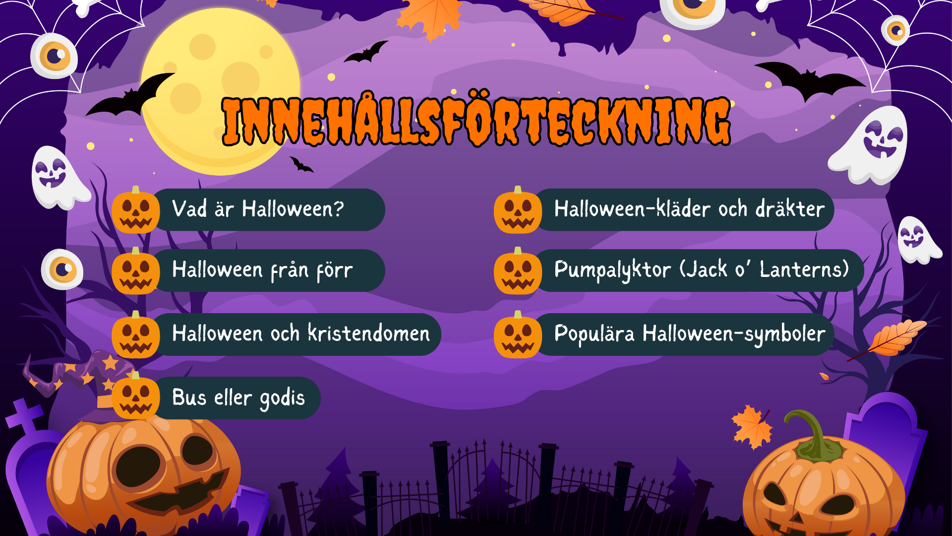 Halloween - Upptäck ursprunget, traditionerna och festligheterna