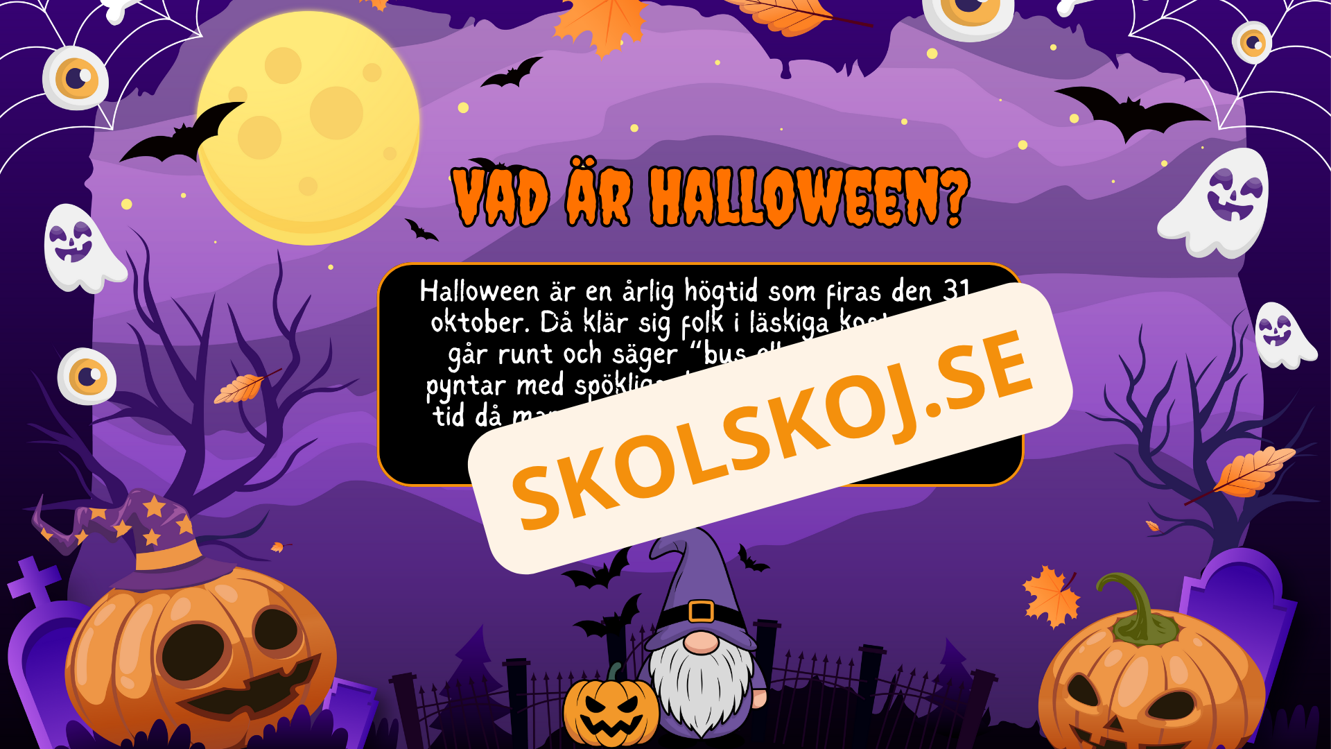 Halloween - Upptäck ursprunget, traditionerna och festligheterna