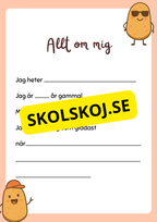 Mitt skolår - Min minnesbok