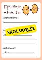 Mitt skolår - Min minnesbok