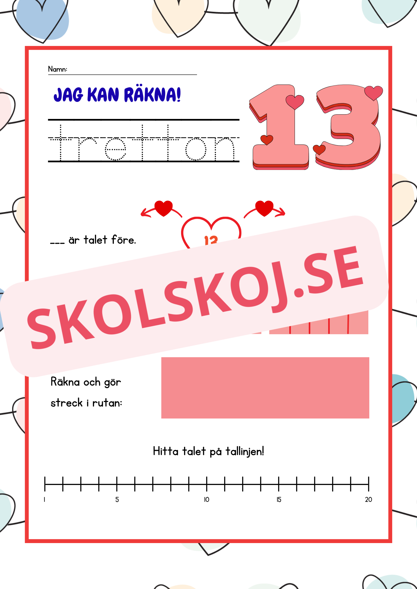 Jag kan räkna - Häfte - 1 - 20