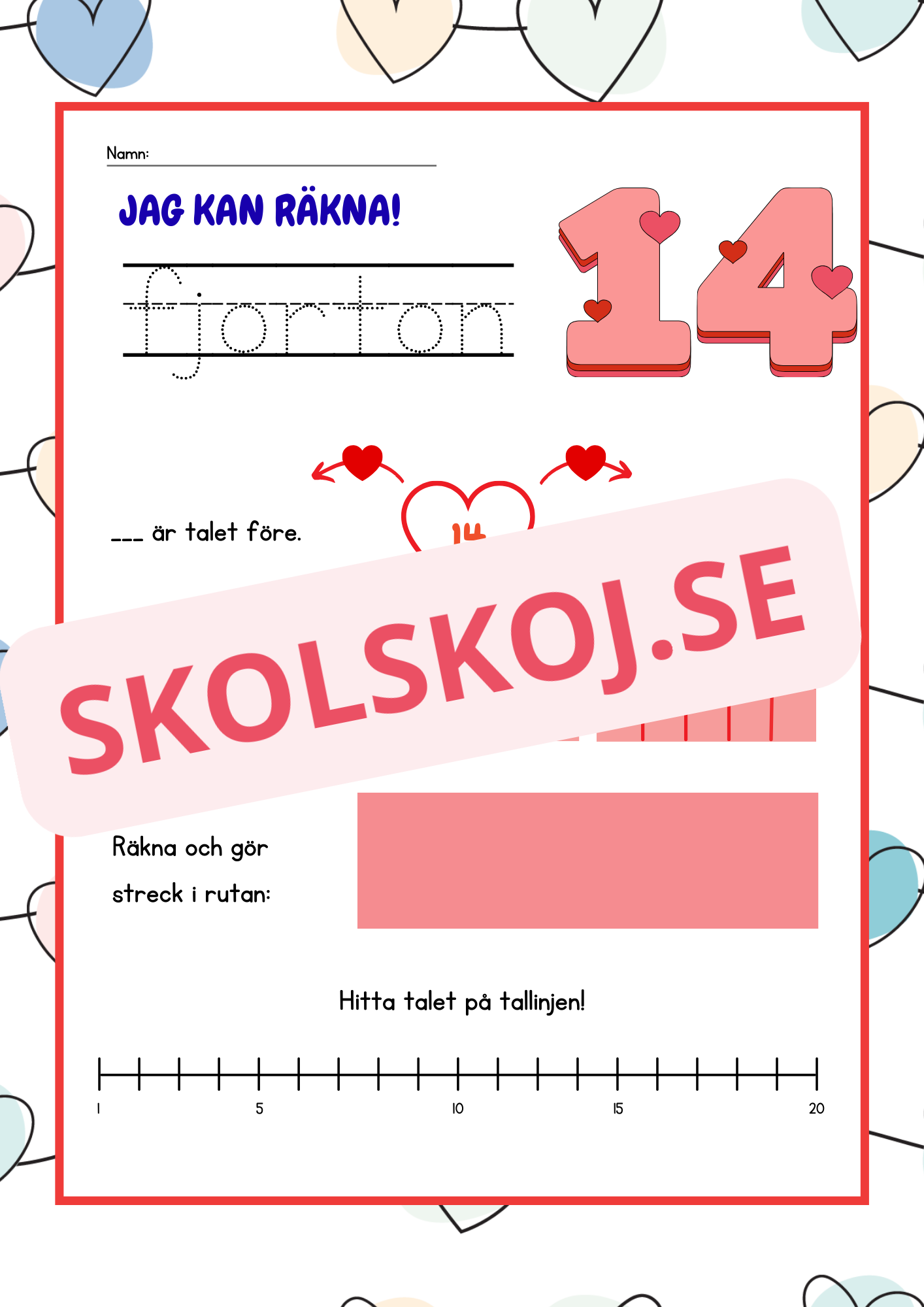 Jag kan räkna - Häfte - 1 - 20