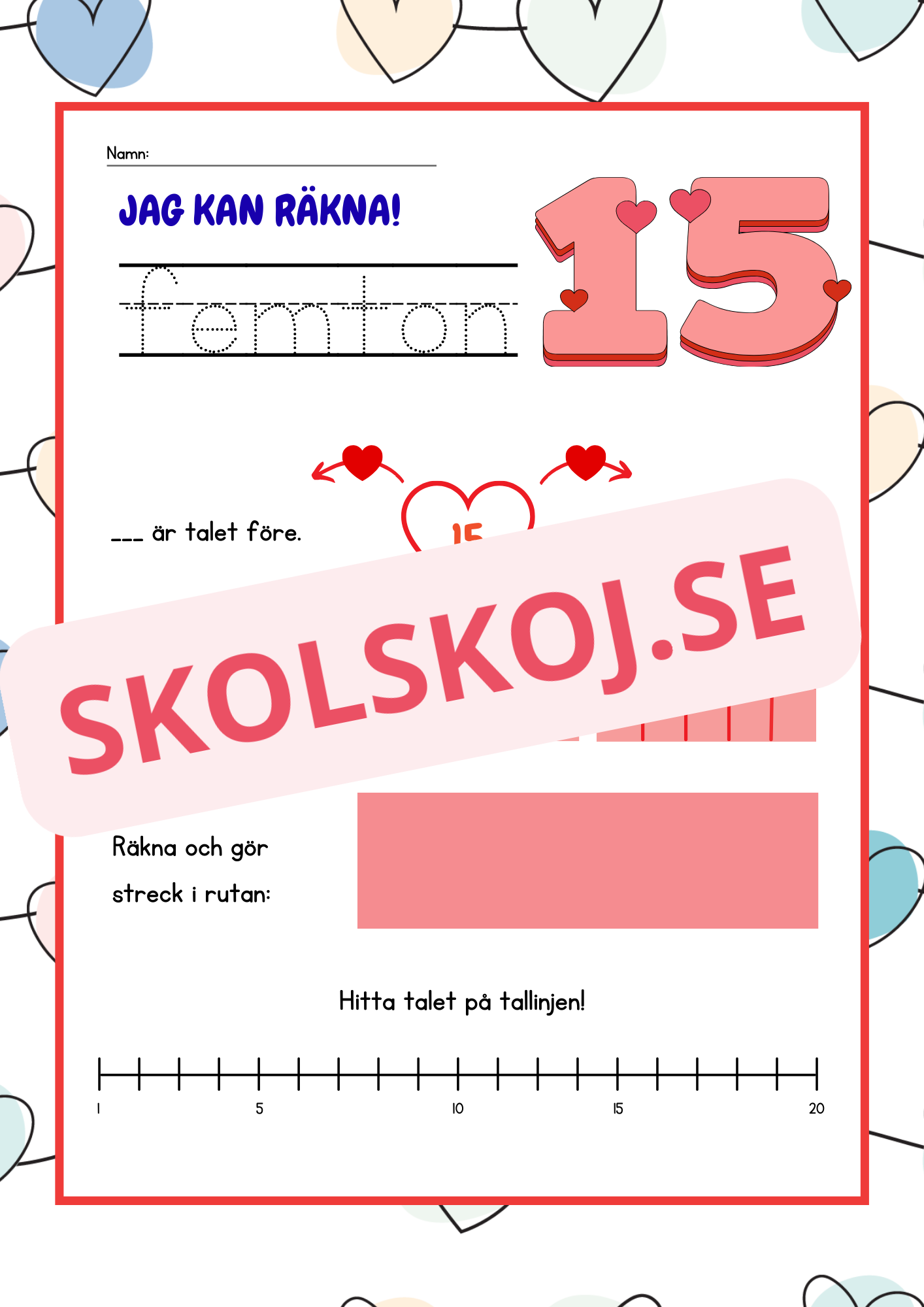 Jag kan räkna - Häfte - 1 - 20