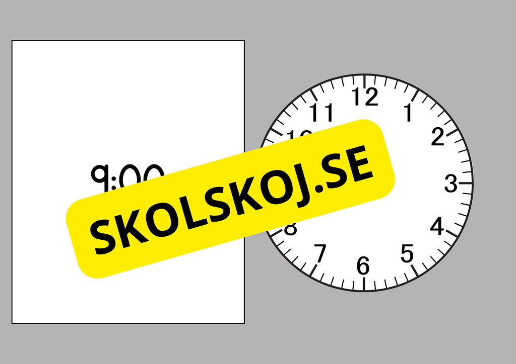 Vad är klockan - Uppgifter