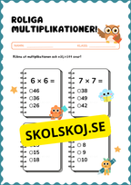Roliga multiplikationer