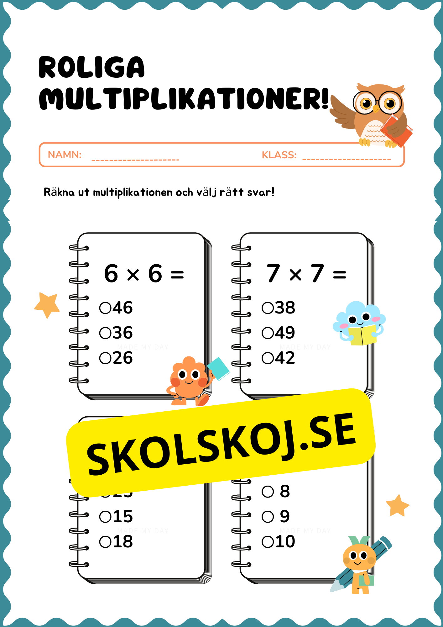 Roliga multiplikationer