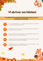 Vi skriver om hösten