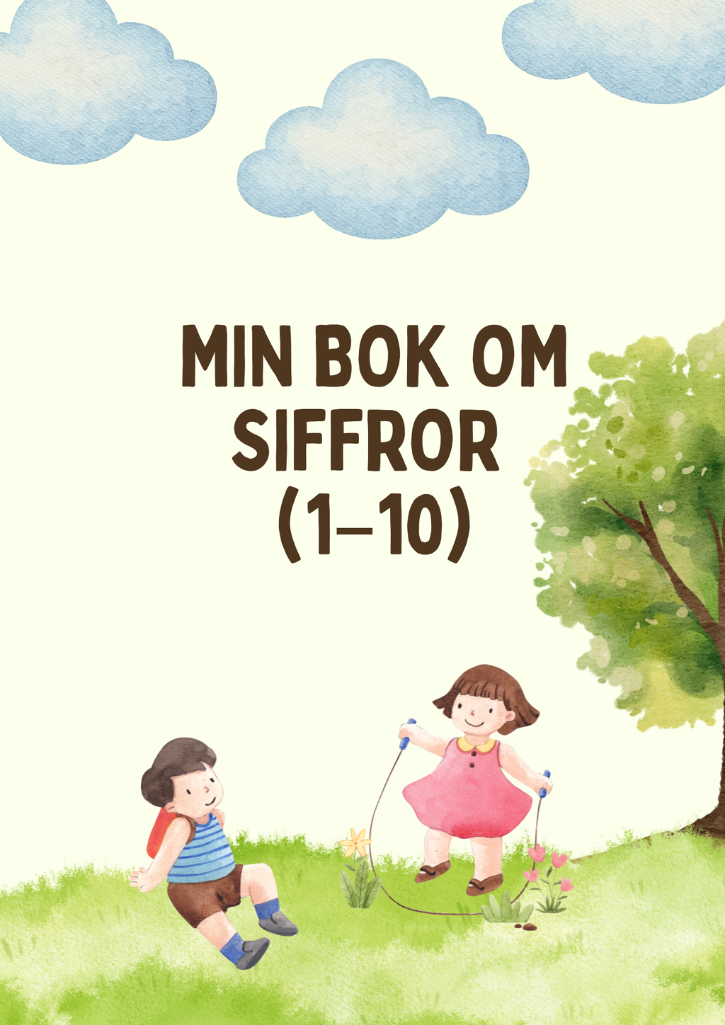 Min bok om siffror - 1 - 10