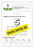 Min bok om siffror - 1 - 10