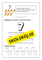 Min bok om siffror - 1 - 10