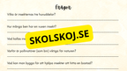 Insekter - Presentation + frågor