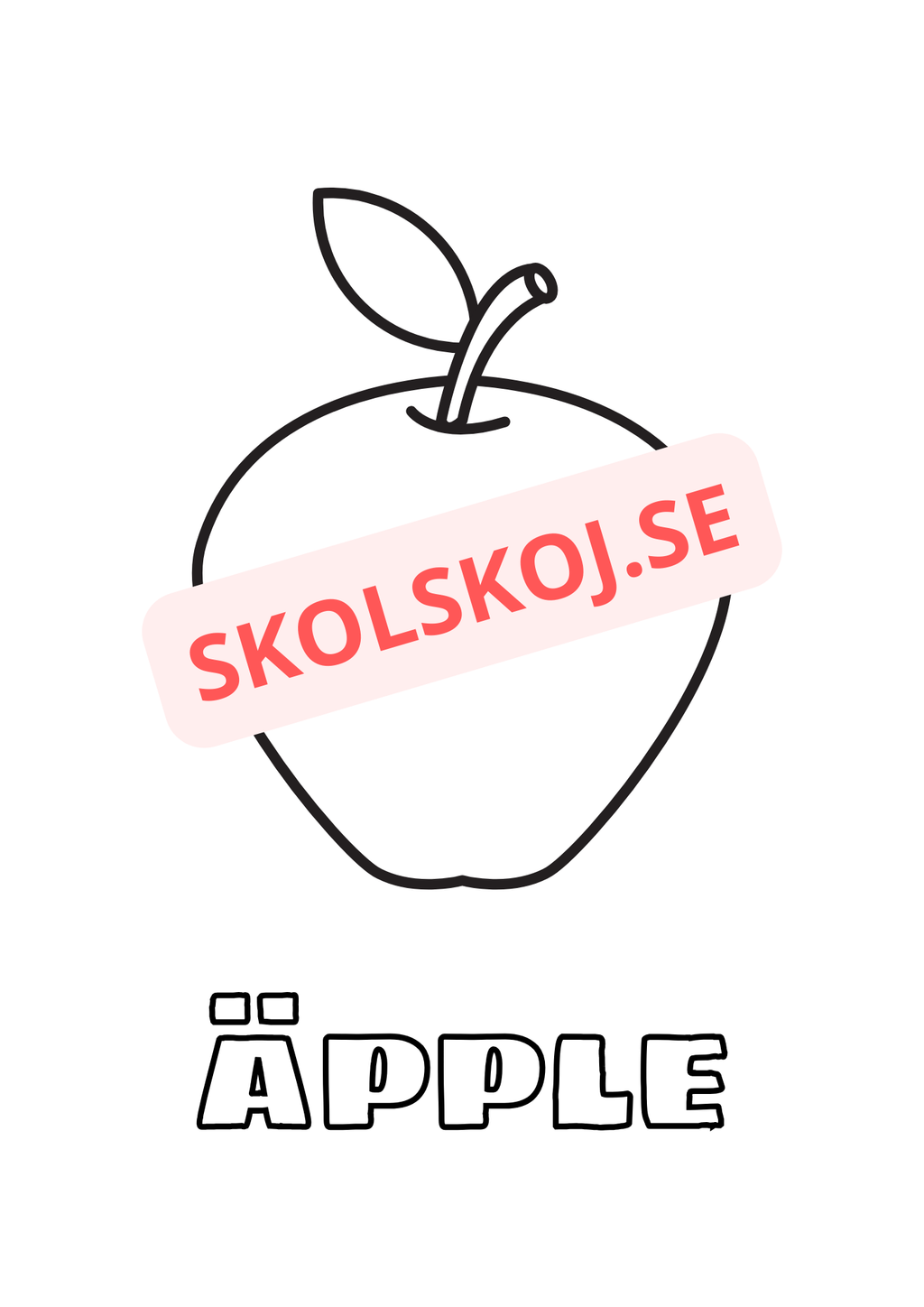 Målarbok - Frukter - Häfte