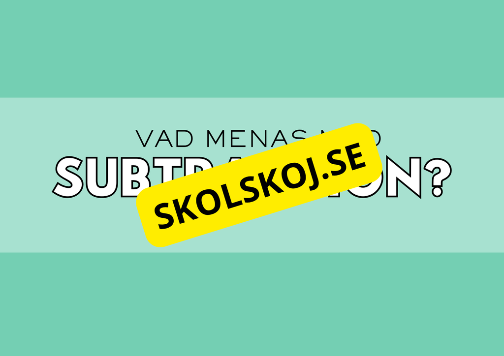 Addition och subtraktion - Presentation