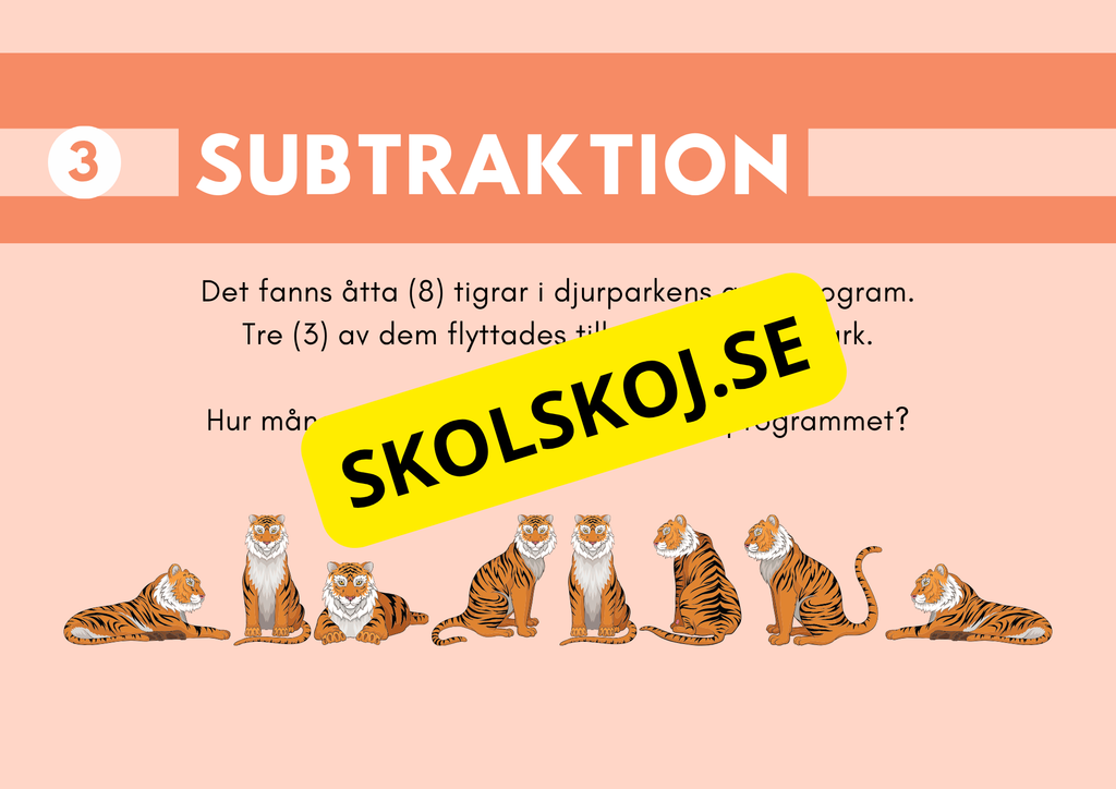 Addition och subtraktion - Presentation