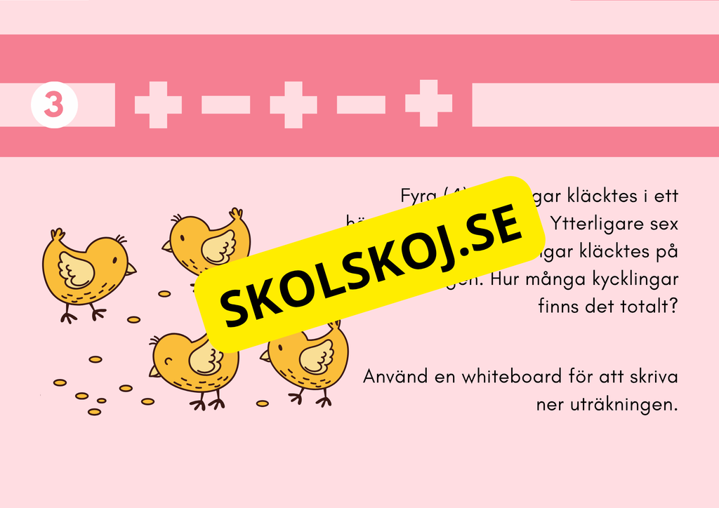 Addition och subtraktion - Presentation