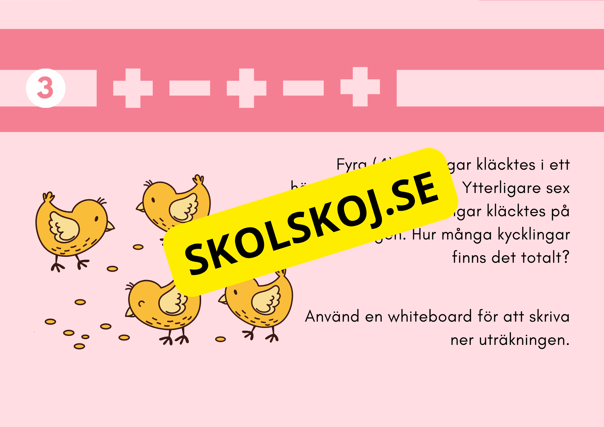 Addition och subtraktion - Presentation