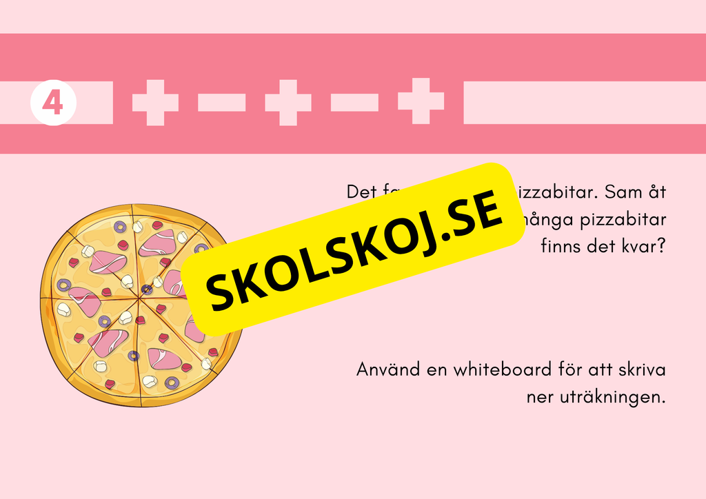 Addition och subtraktion - Presentation