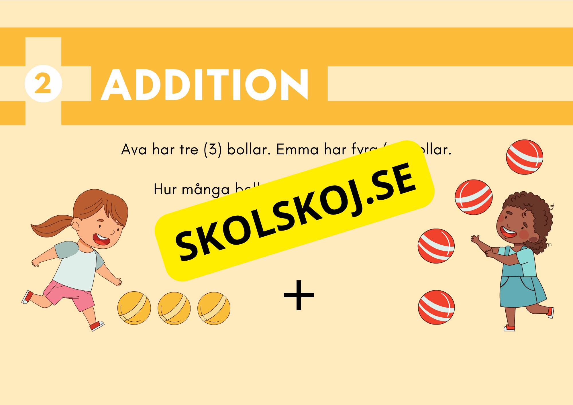 Addition och subtraktion - Presentation