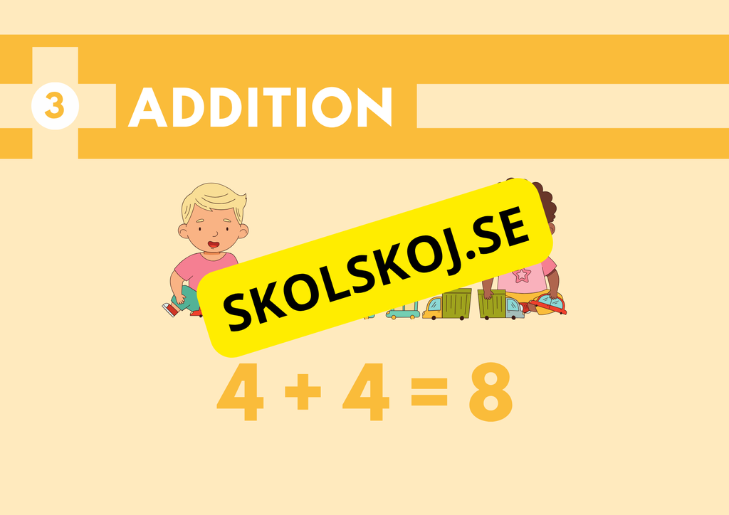 Addition och subtraktion - Presentation