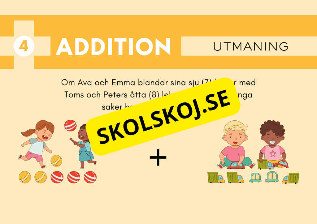 Addition och subtraktion - Presentation
